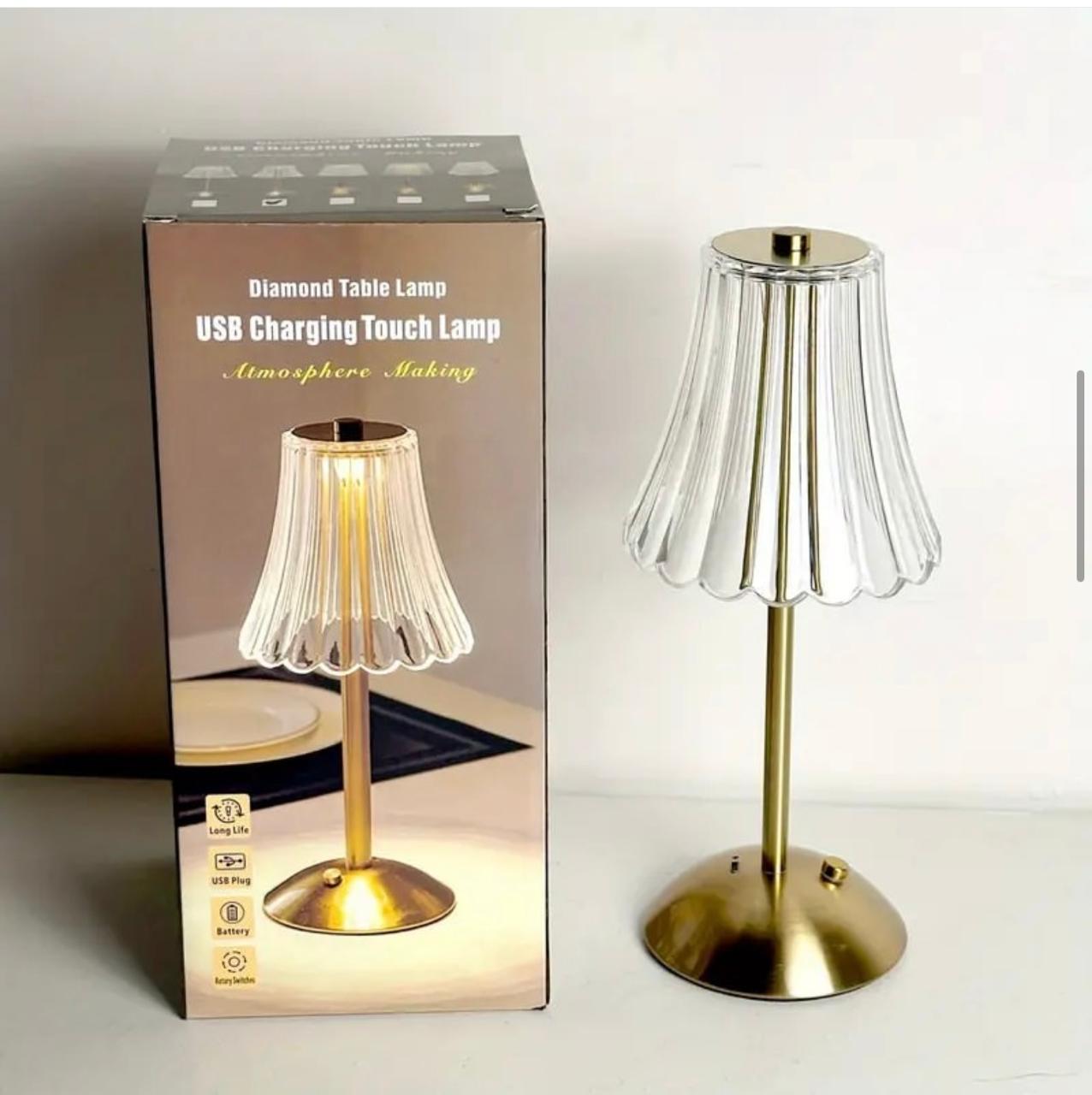 LED crystal table lamp