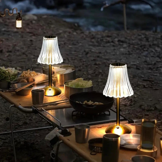 LED crystal table lamp