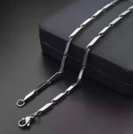 Silver Plated Stainless Steel Chain
